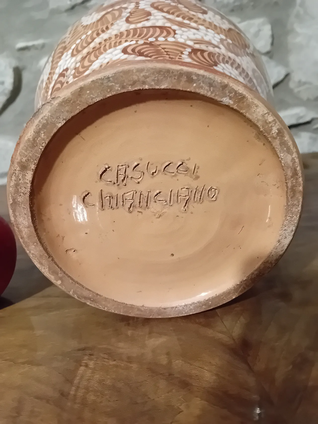 Vaso Casucci stile etrusco, anni '60 8