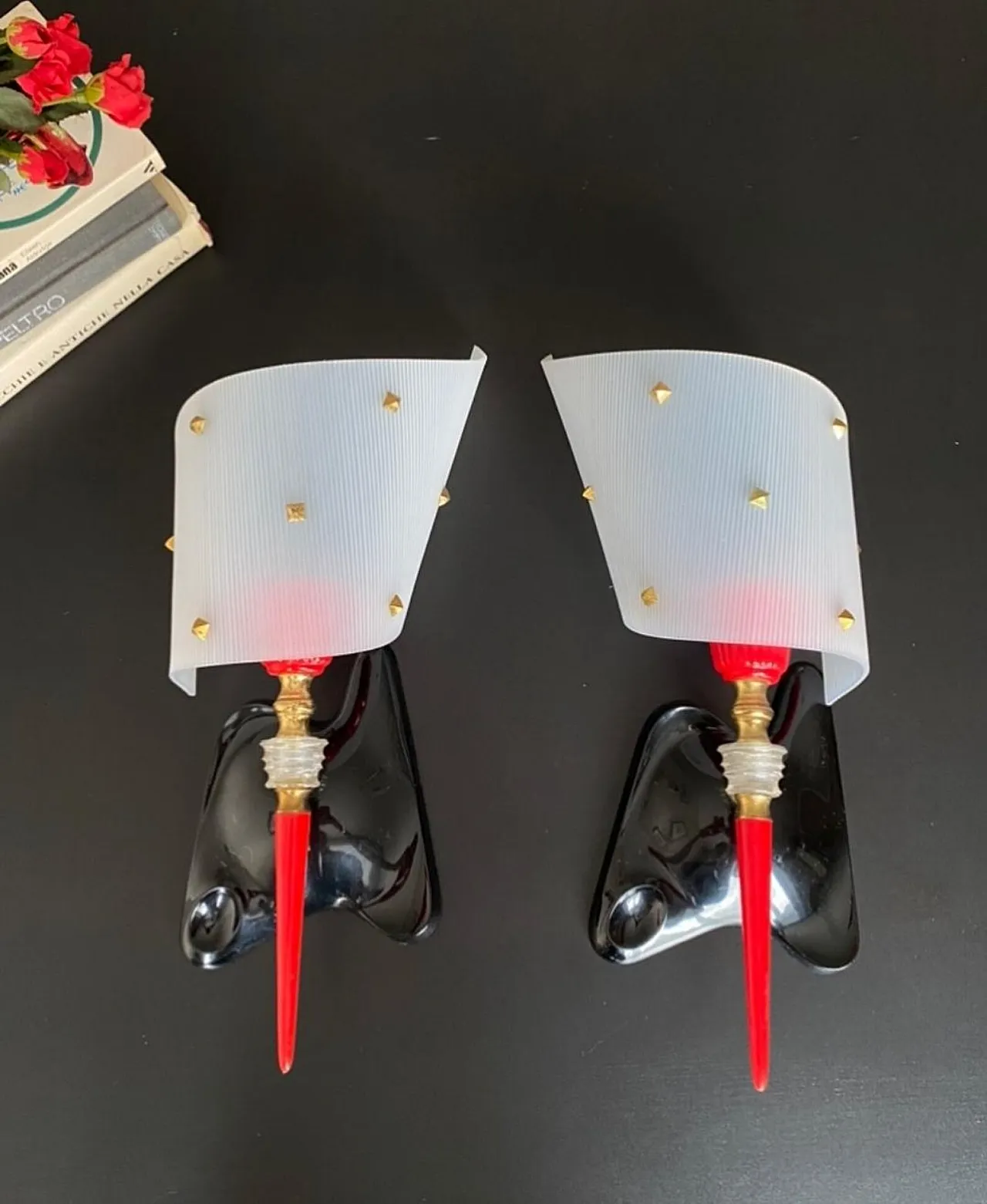 Pair of wall sconces by Pierre Guariche, 1950s 1