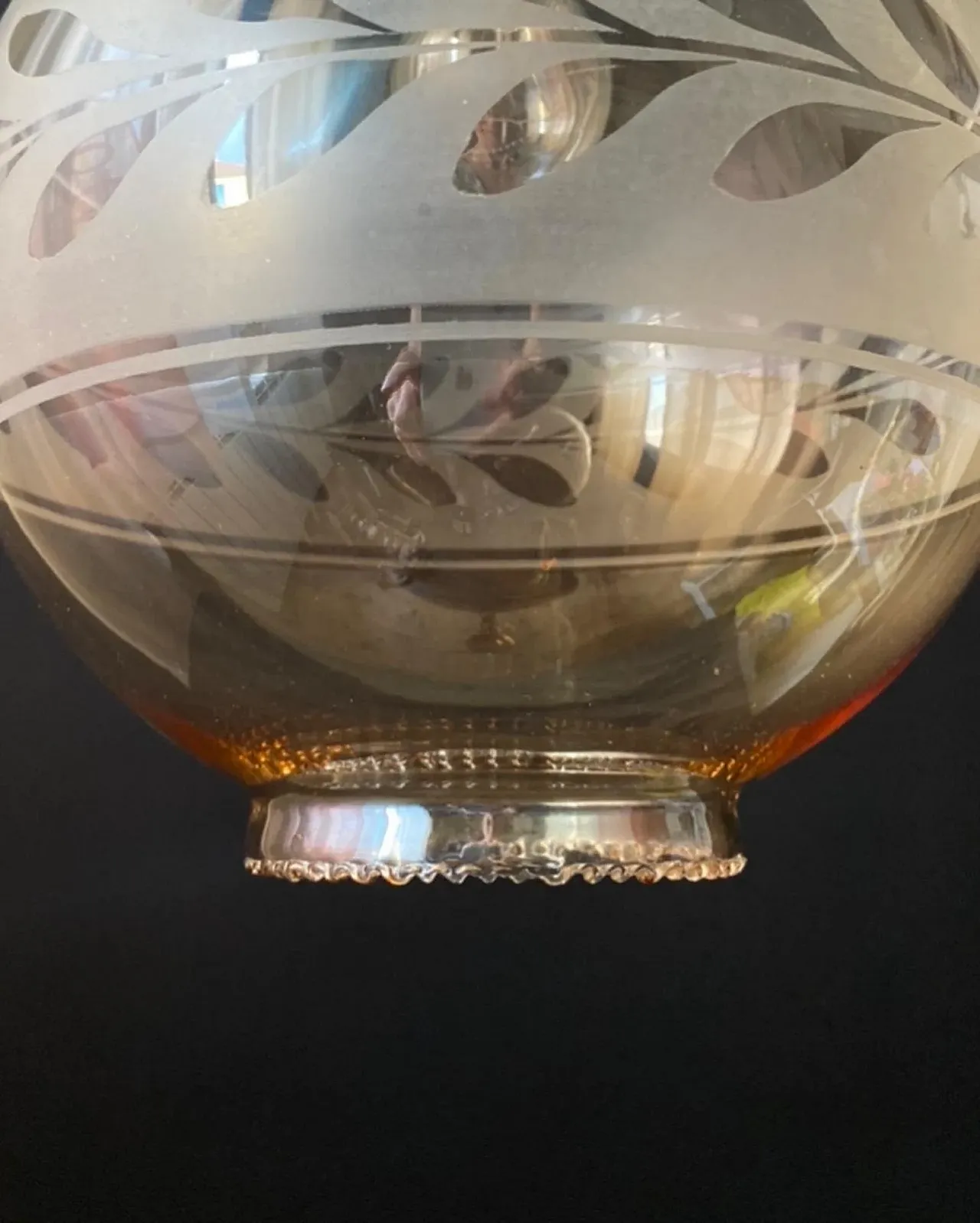 Chandelier in glass with sphere shape, 1960s 7
