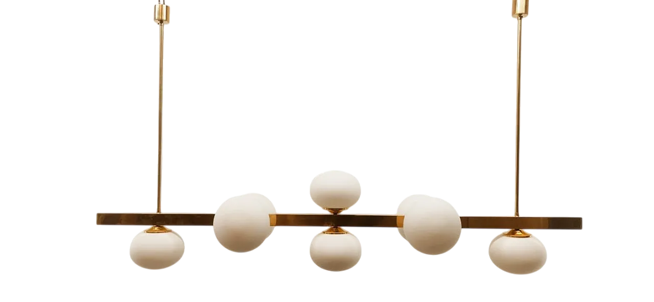 Lampada a sospensione Sputnik a 8 luci, anni '70 15