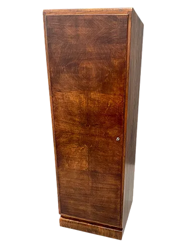 Mobile Art Déco con ripiani, impiallacciato in noce, anni '30