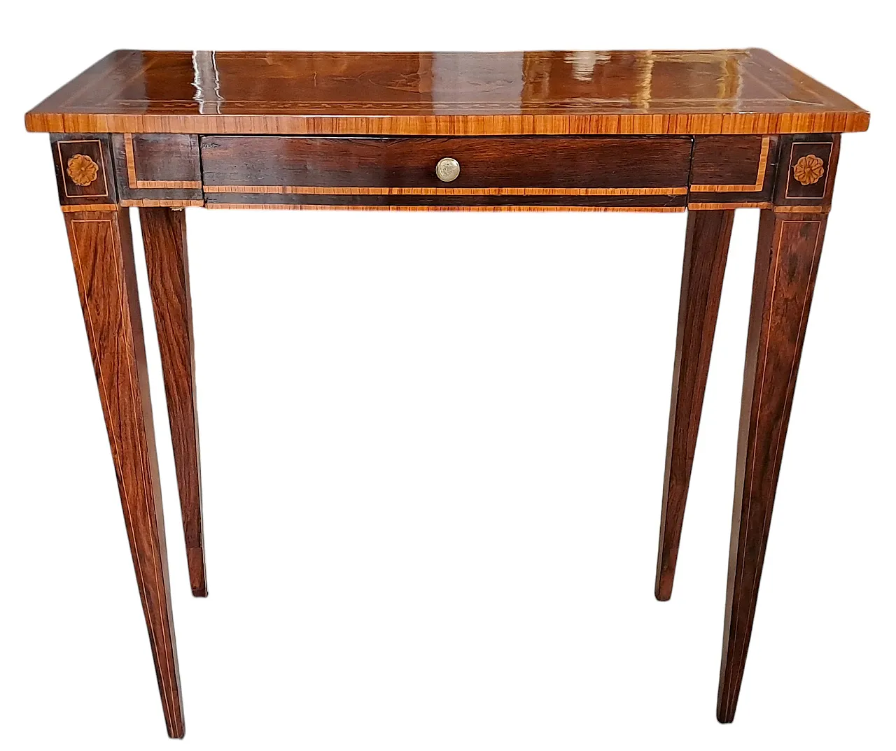 Small inlaid desk Louis XVI, Lombardy, 18th century 3