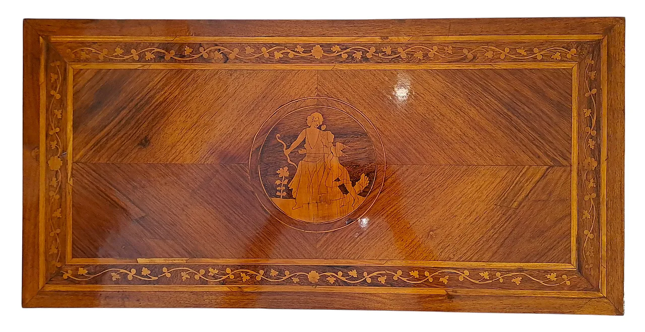Small inlaid desk Louis XVI, Lombardy, 18th century 7