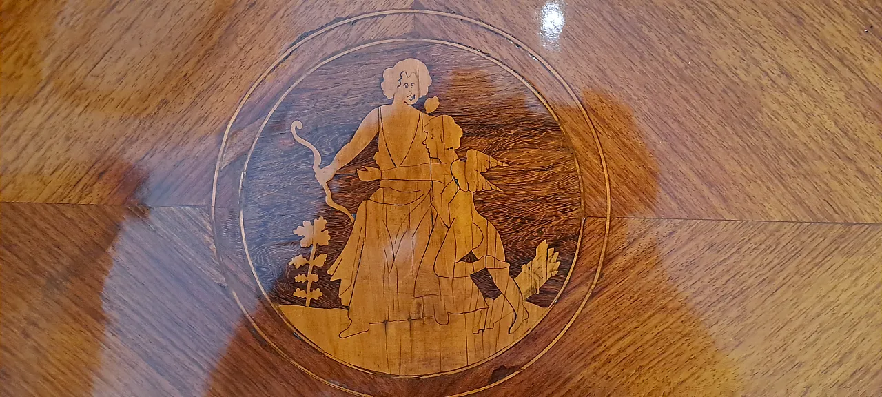 Small inlaid desk Louis XVI, Lombardy, 18th century 8