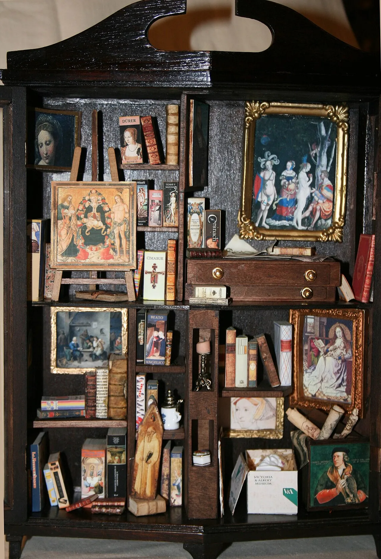 Biblioteca in miniatura/arte in scatola, 2000 4