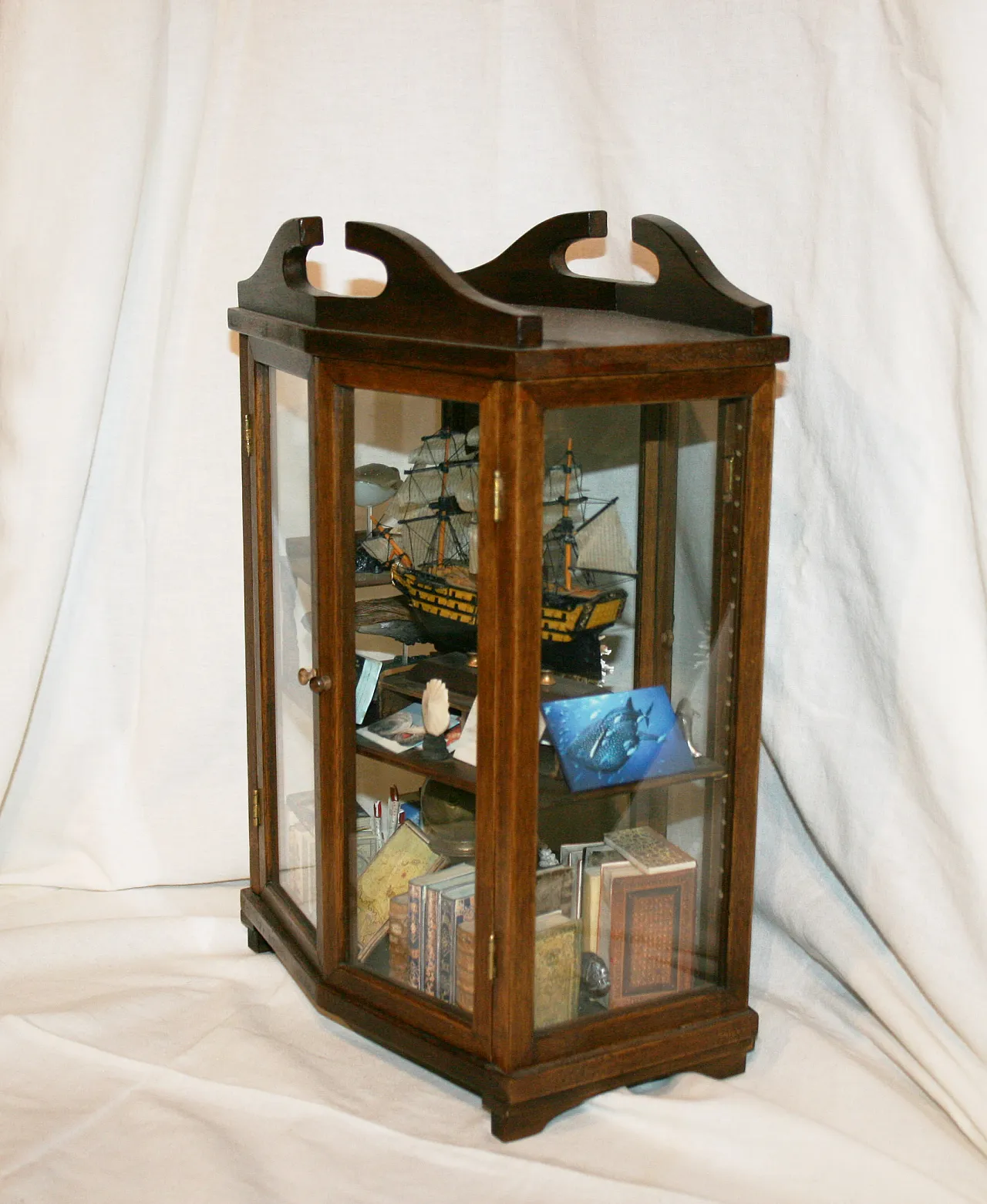 Armadio in egno realizzato a mano tema mare, 2000 3