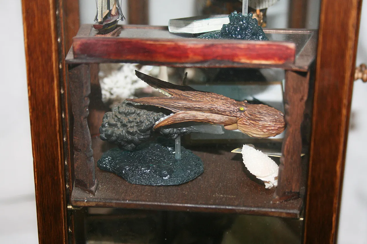 Armadio in egno realizzato a mano tema mare, 2000 6