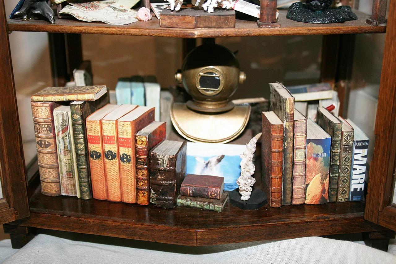 Armadio in egno realizzato a mano tema mare, 2000 8