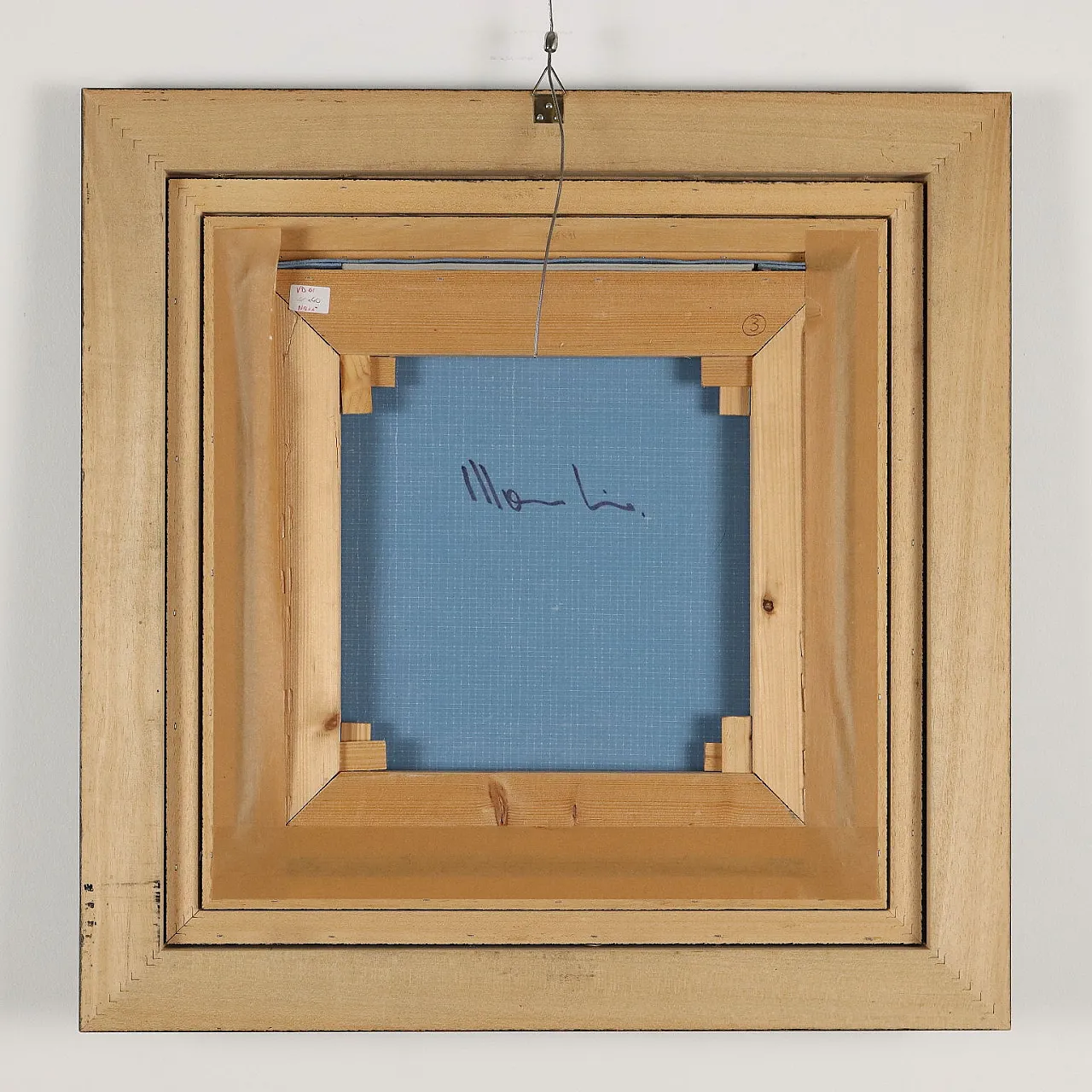 Aldo Mondino, Untitled, oil on linoleum 9