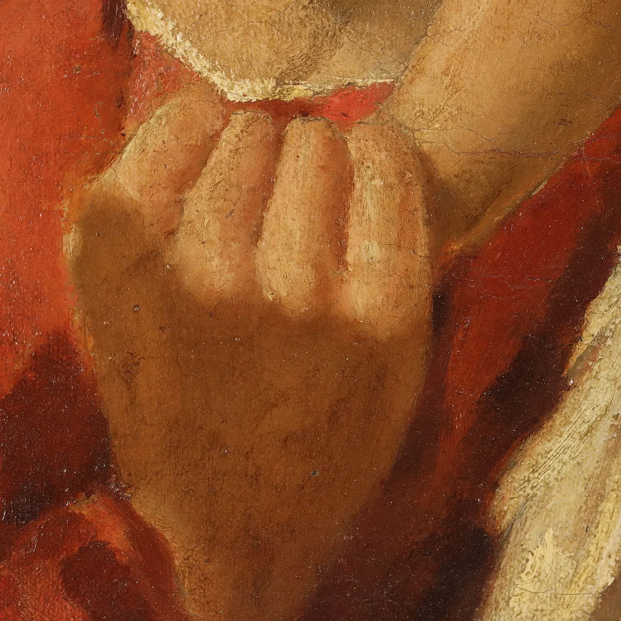 Madonna con Bambino, olio su tela, '800 5