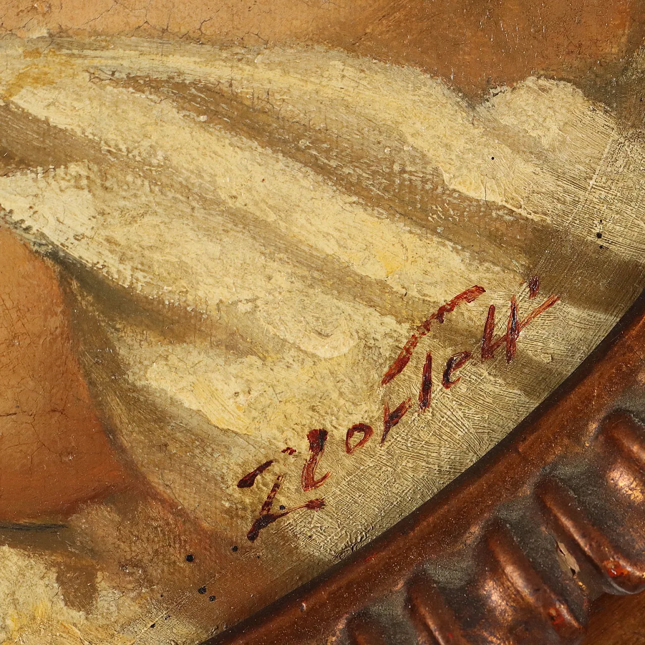 Madonna con Bambino, olio su tela, '800 6