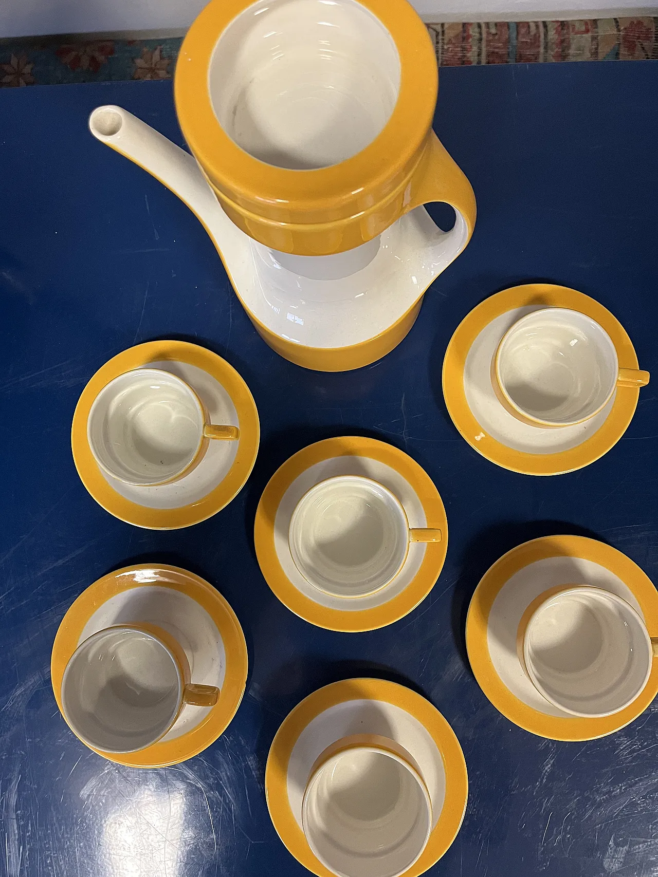 Ceramic set by Richard Schweizer for Pagnossin Treviso, 60s 4