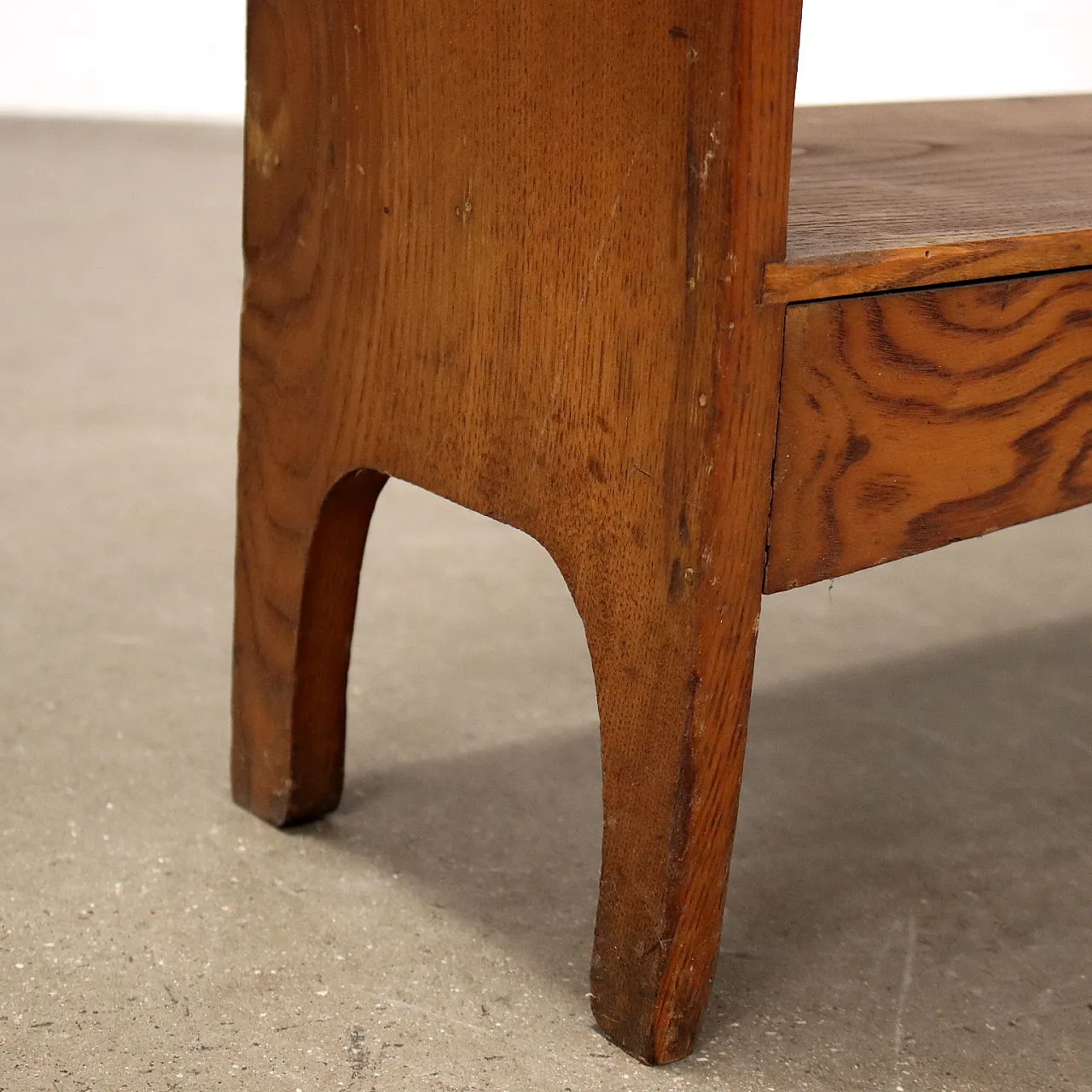 Oak Shelf unit with 6 sheves, end of the 19th century 3