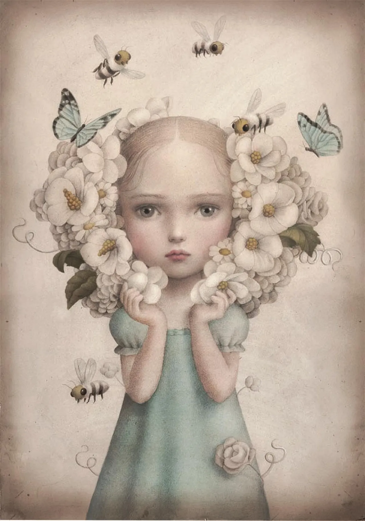 Print Nicoletta Ceccoli InfloreScence, 2000s 1
