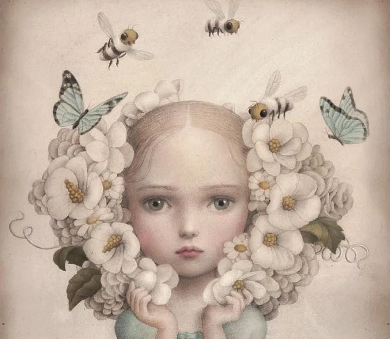 Print Nicoletta Ceccoli InfloreScence, 2000s 2