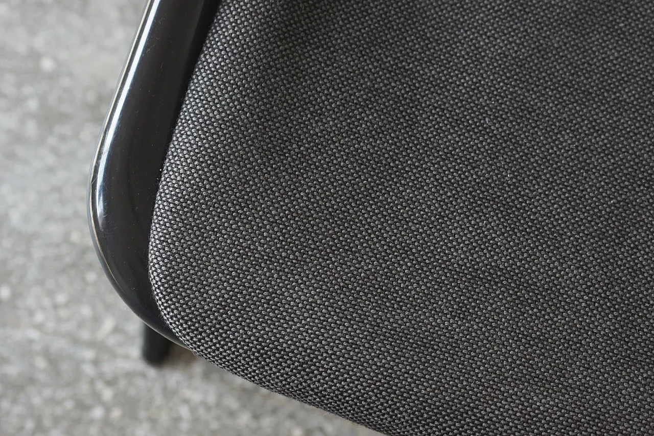 Black dorsal chair by G. Piretti & E. Ambas, 1980s 6