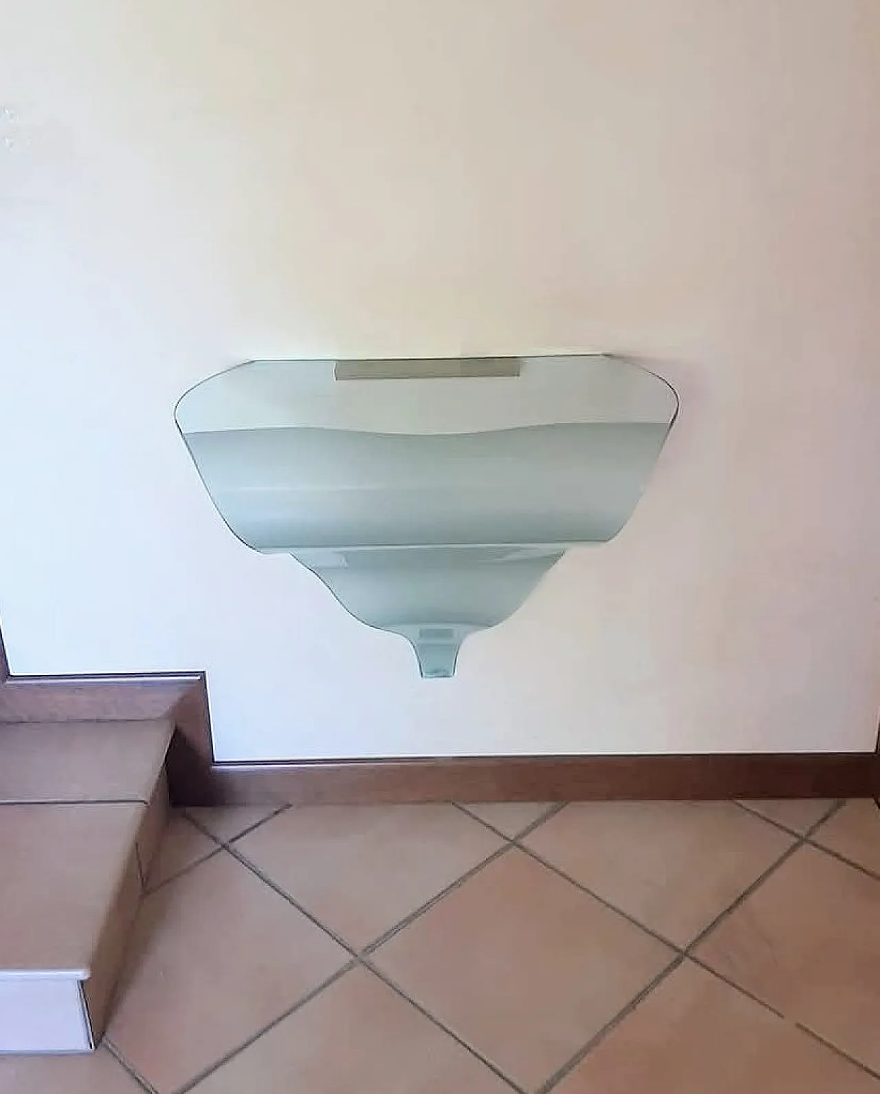 Onda console by Nanda Vigo in crystal, 80s 3