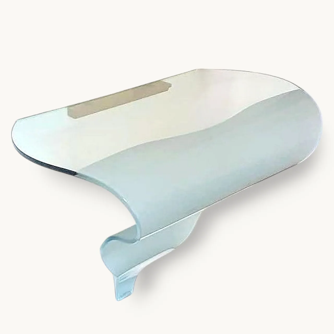 Onda console by Nanda Vigo in crystal, 80s 6