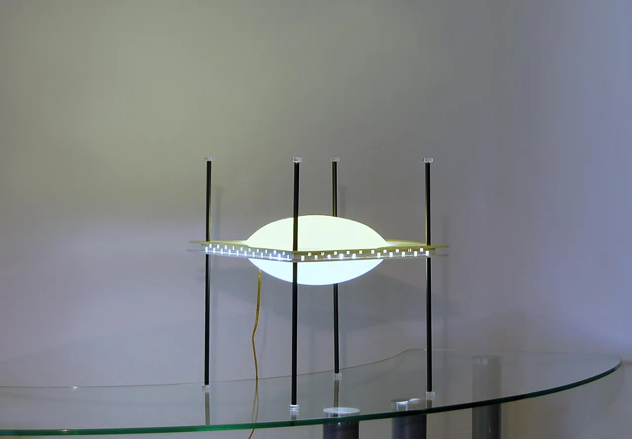 Palafitta table lamp by E. Sottsass for Arredoluce, 1950s 2