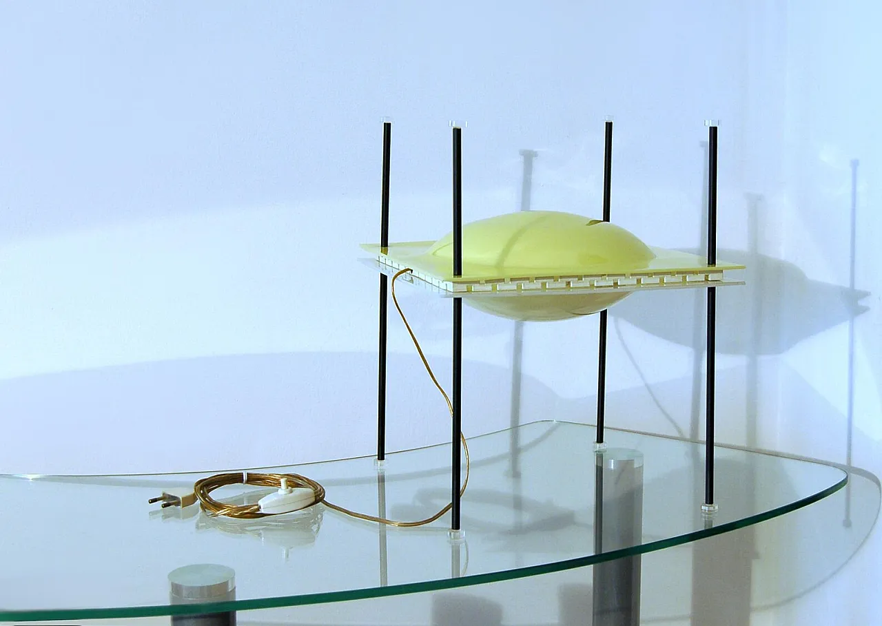 Palafitta table lamp by E. Sottsass for Arredoluce, 1950s 5