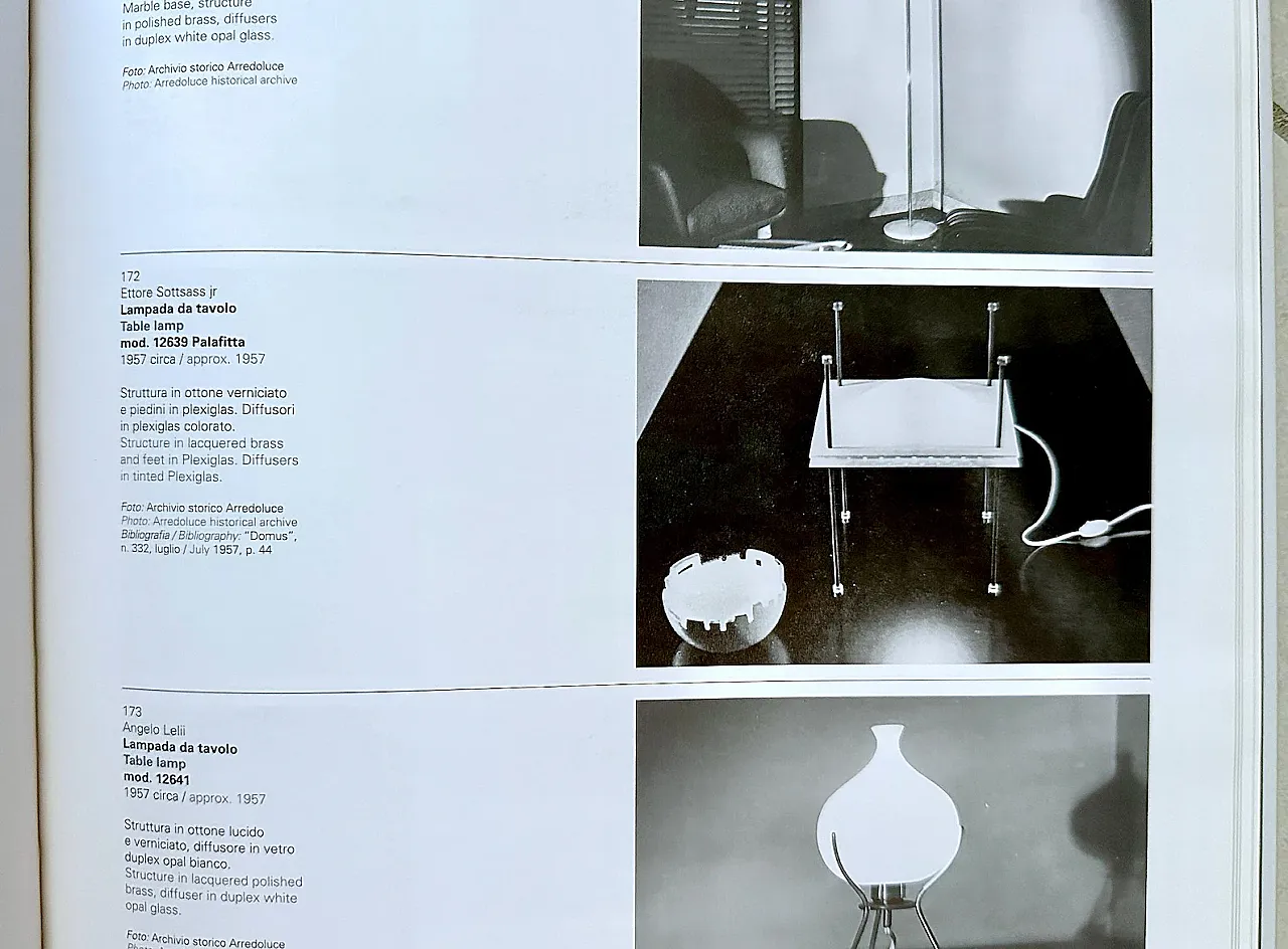 Palafitta table lamp by E. Sottsass for Arredoluce, 1950s 8