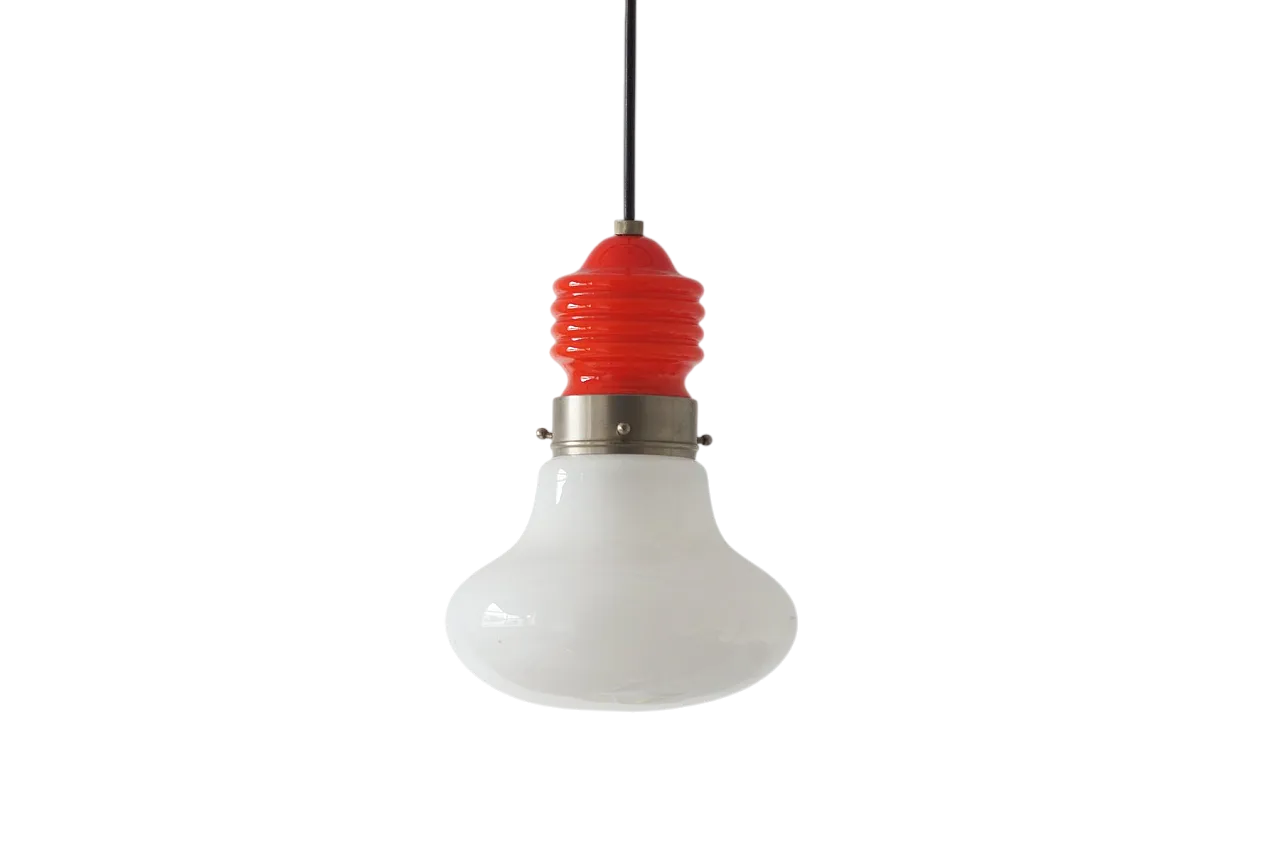 Ceiling bulb lamp, 1960s 4