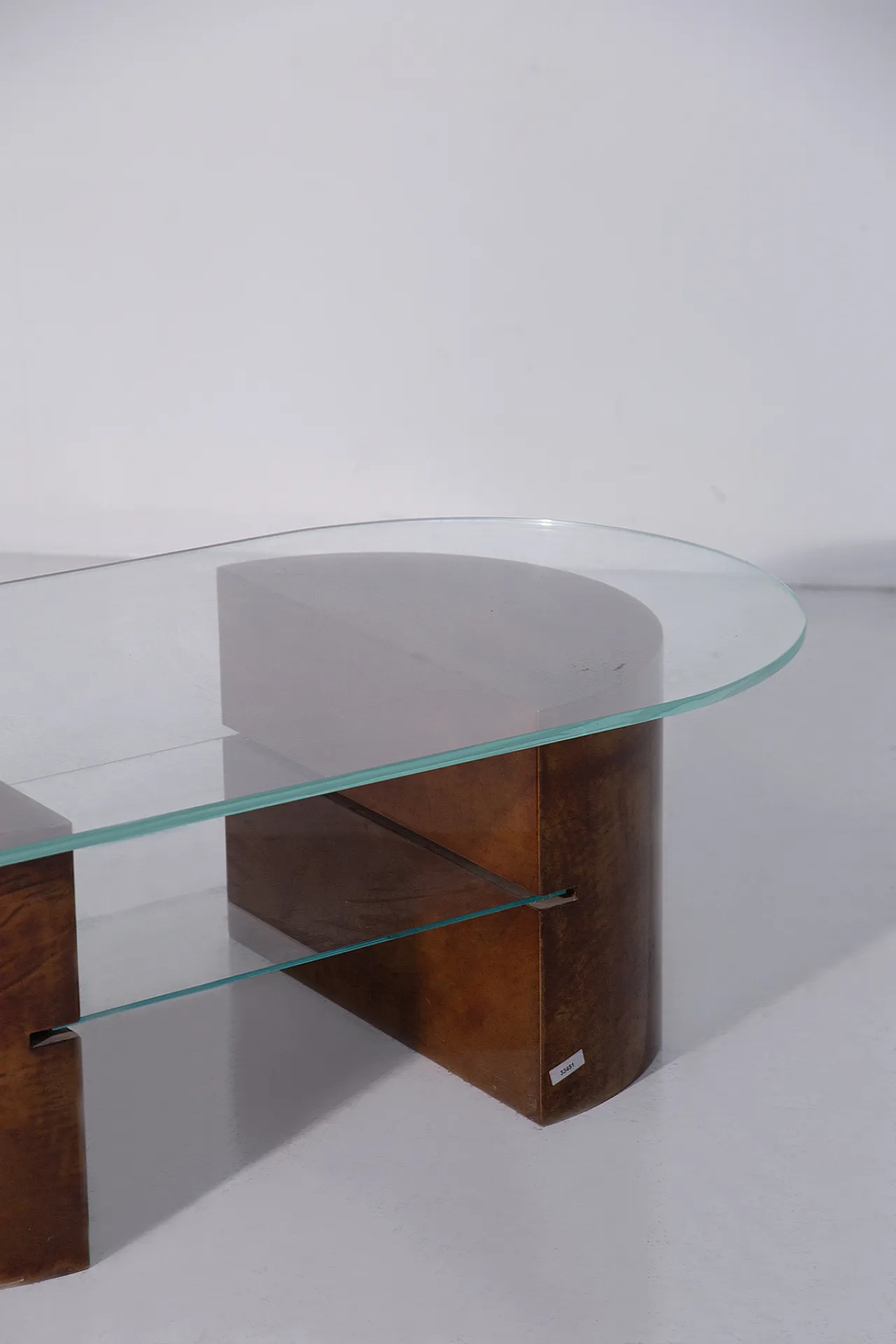 Coffee table di Aldo Tura in red parchment, anni '60 4