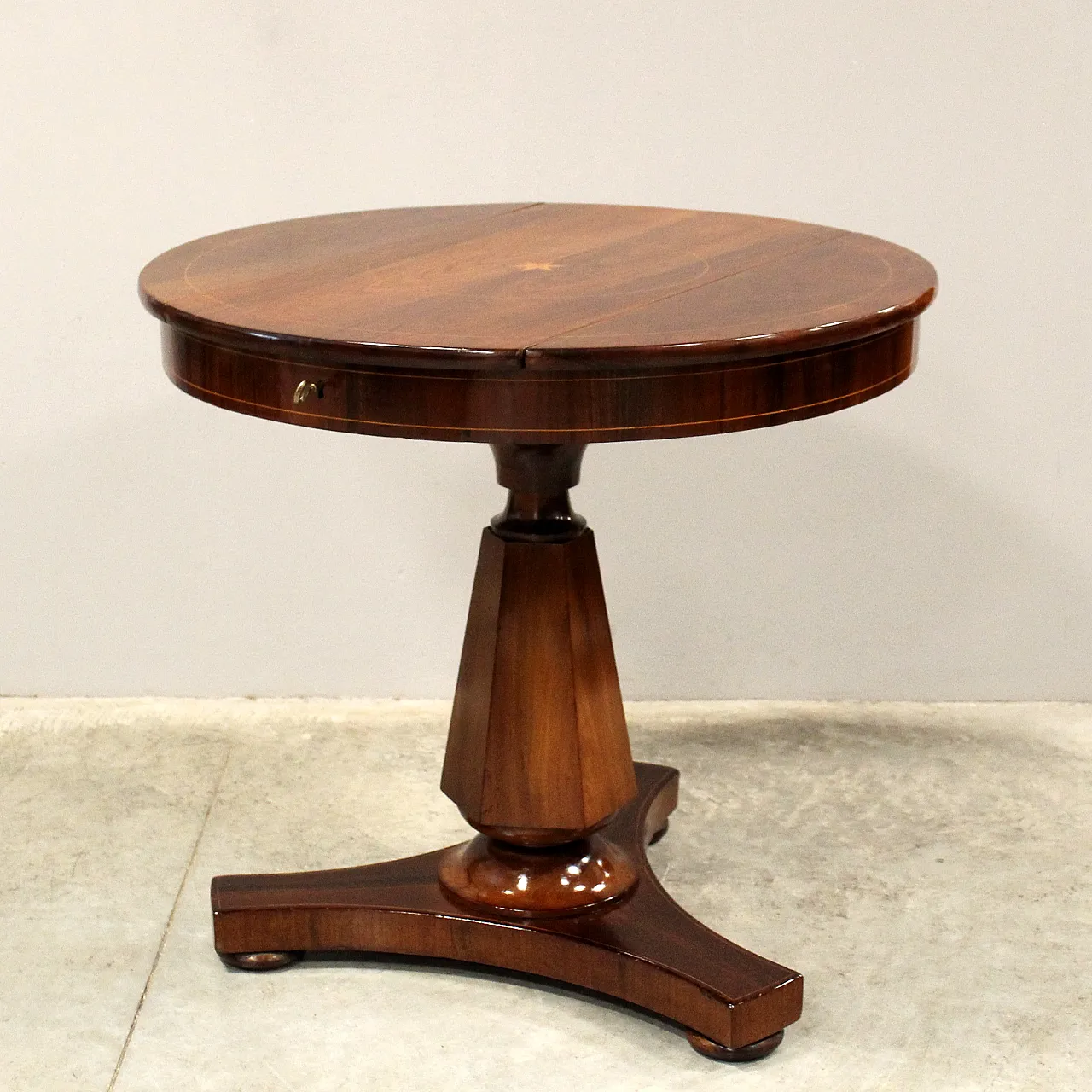 Carlo X table in inlaid Italy '800 3