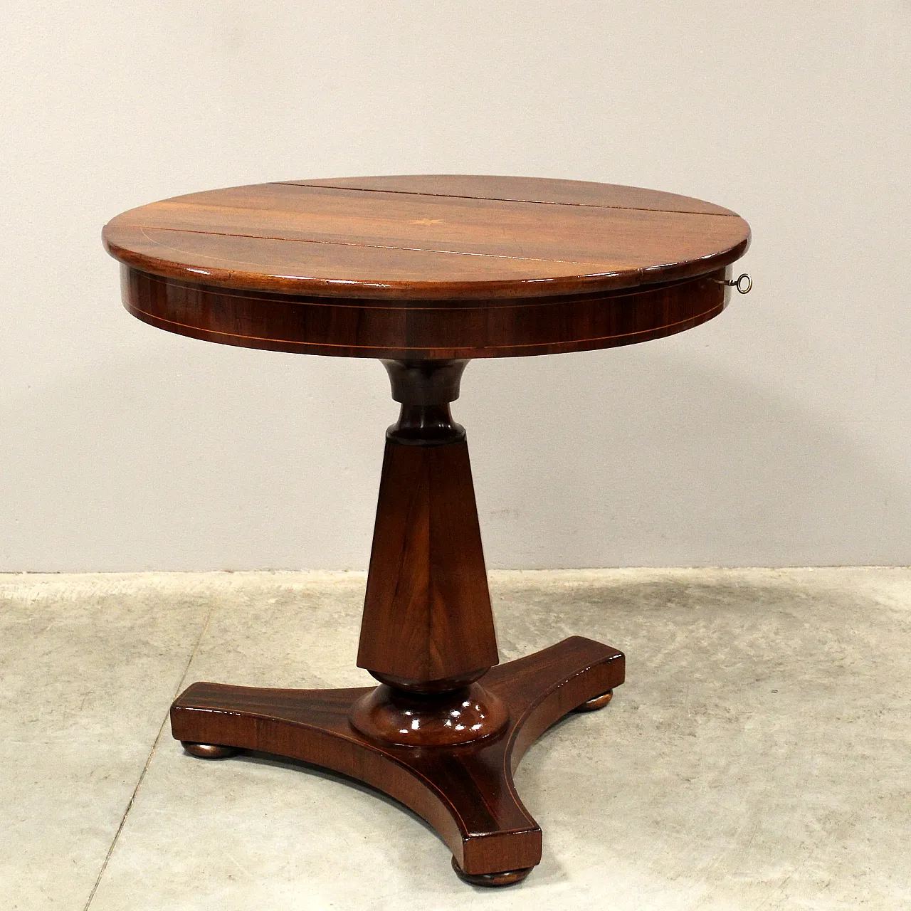 Carlo X table in inlaid Italy '800 6