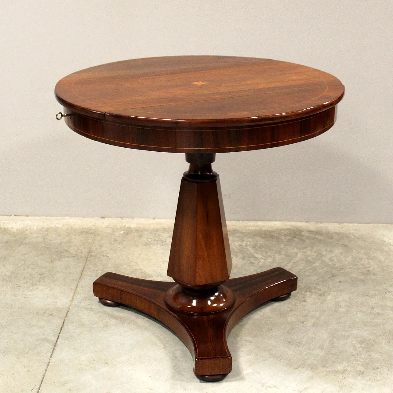 Carlo X table in inlaid Italy '800 7