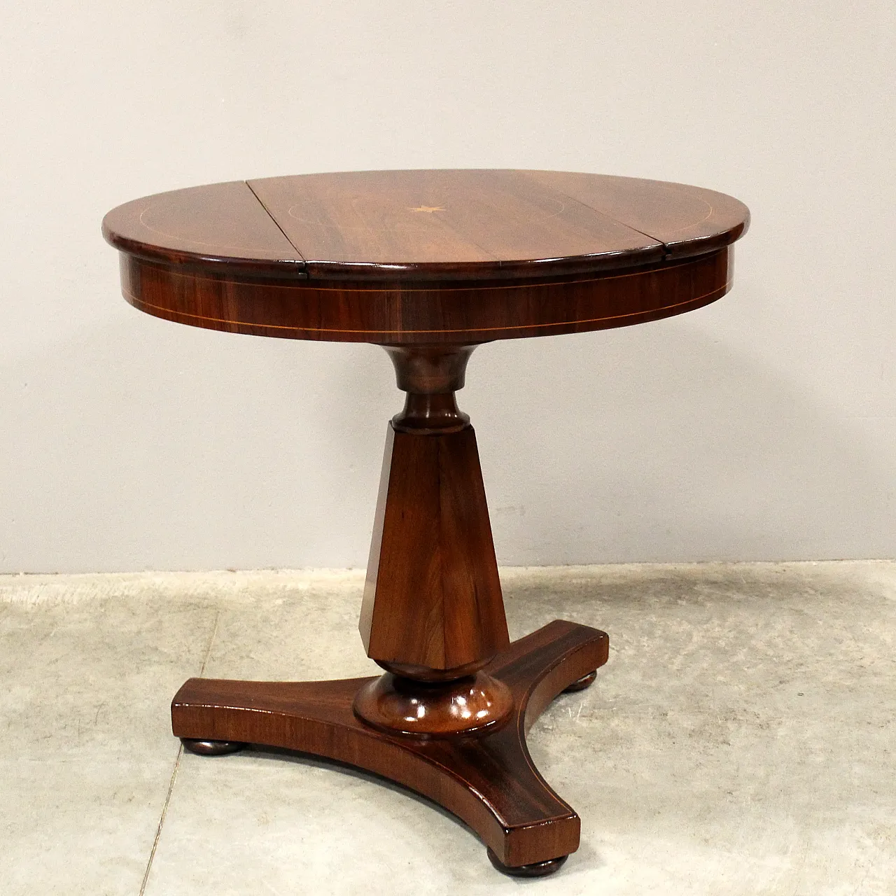 Carlo X table in inlaid Italy '800 8