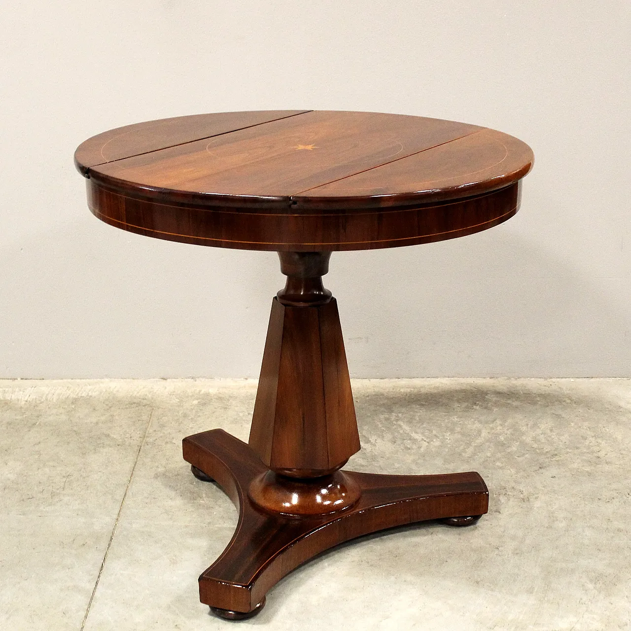 Carlo X table in inlaid Italy '800 9