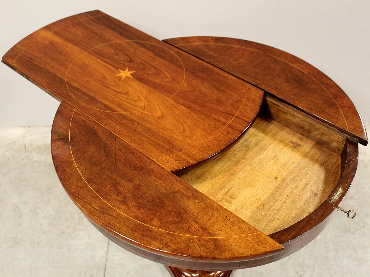 Carlo X table in inlaid Italy '800 12