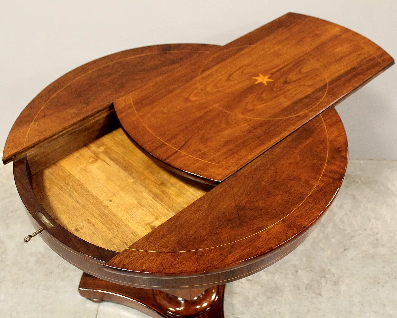 Carlo X table in inlaid Italy '800 13