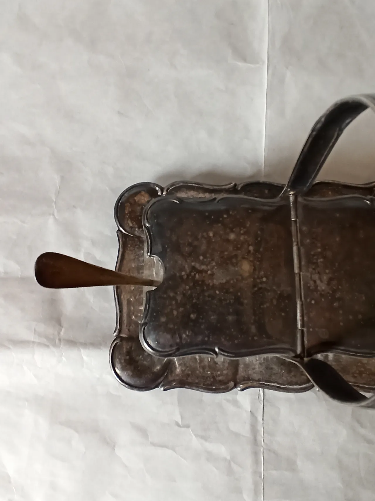 Formaggiera in Argento e Vasche in Cristallo 10