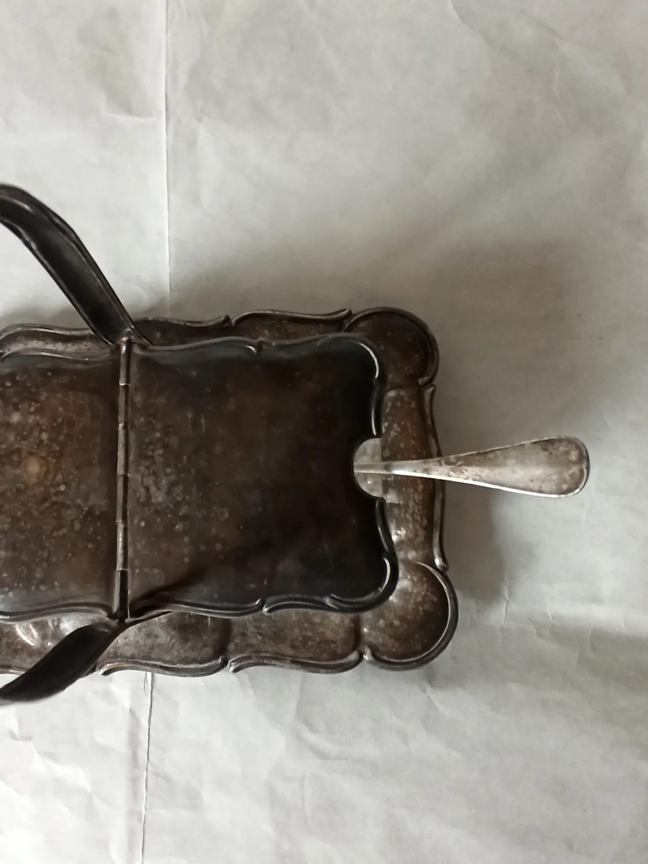 Formaggiera in Argento e Vasche in Cristallo 11