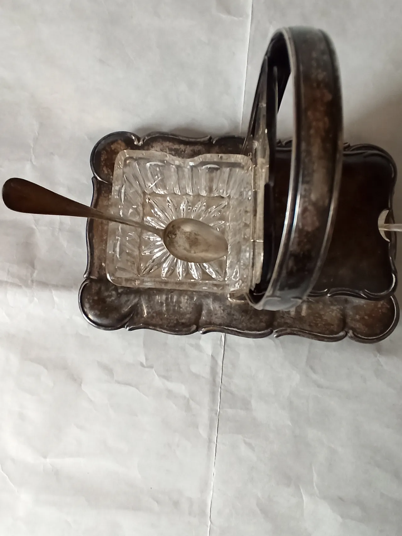 Formaggiera in Argento e Vasche in Cristallo 13