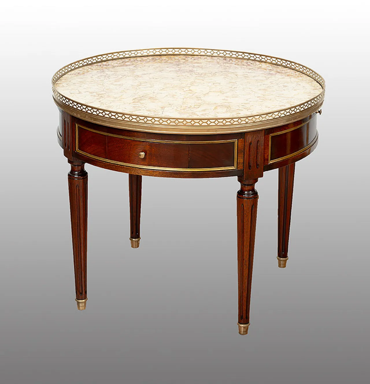 ow table table from the Napoleon III style in mahogany, 20th century 1