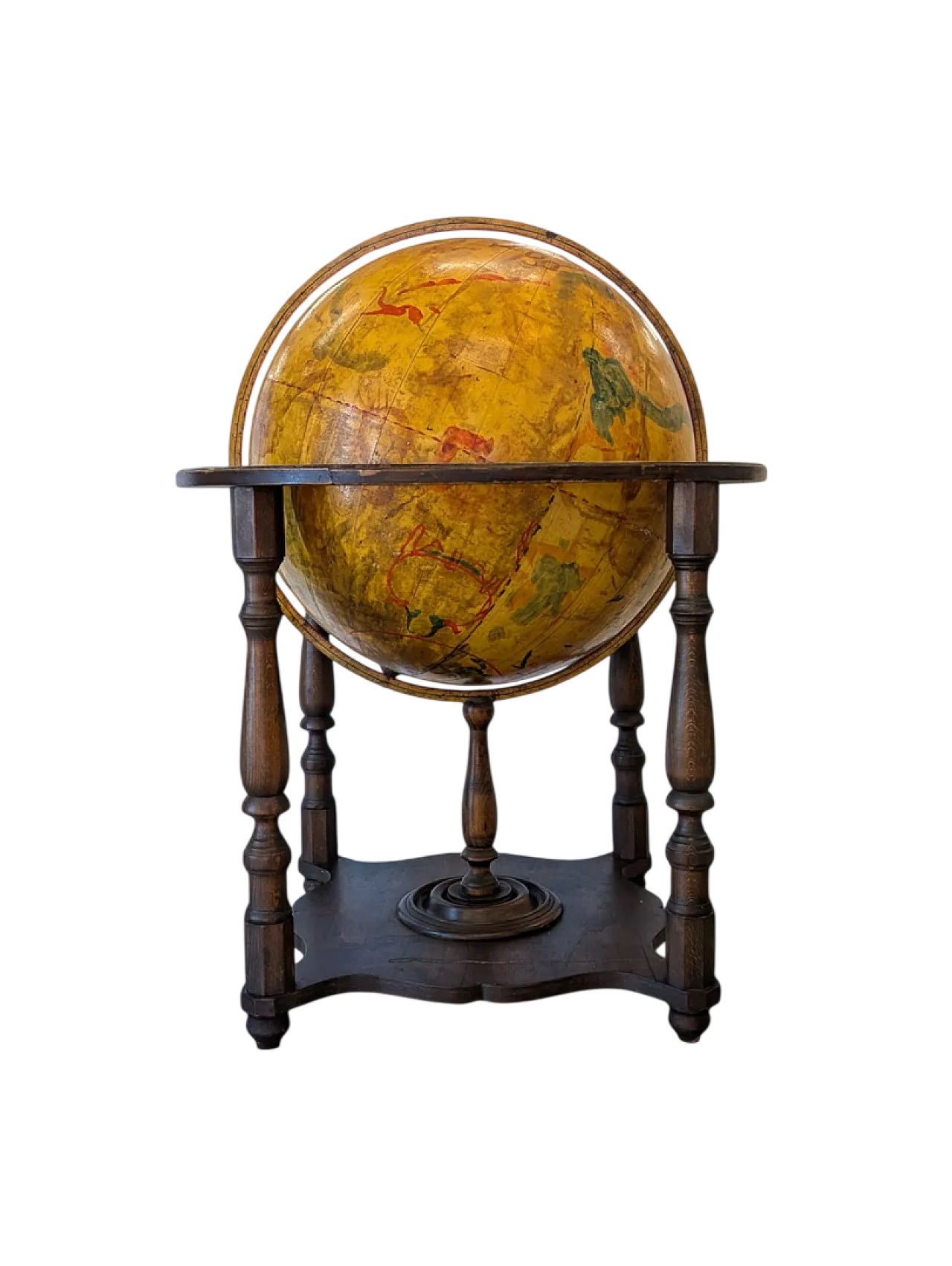 Mappamondo from land, 19th century 8