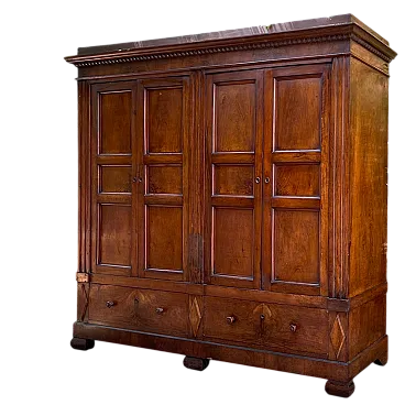 Armadio Neoclassico in noce, '800