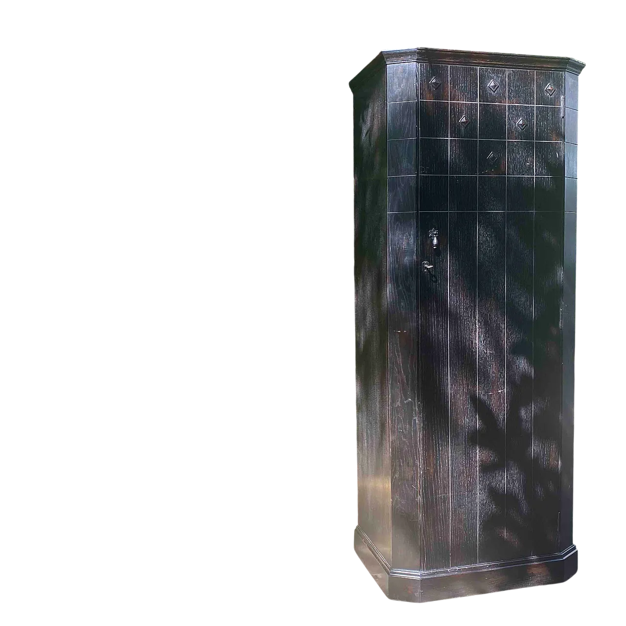 Armadio Decò Rovere Ebanizzato, anni '30 6