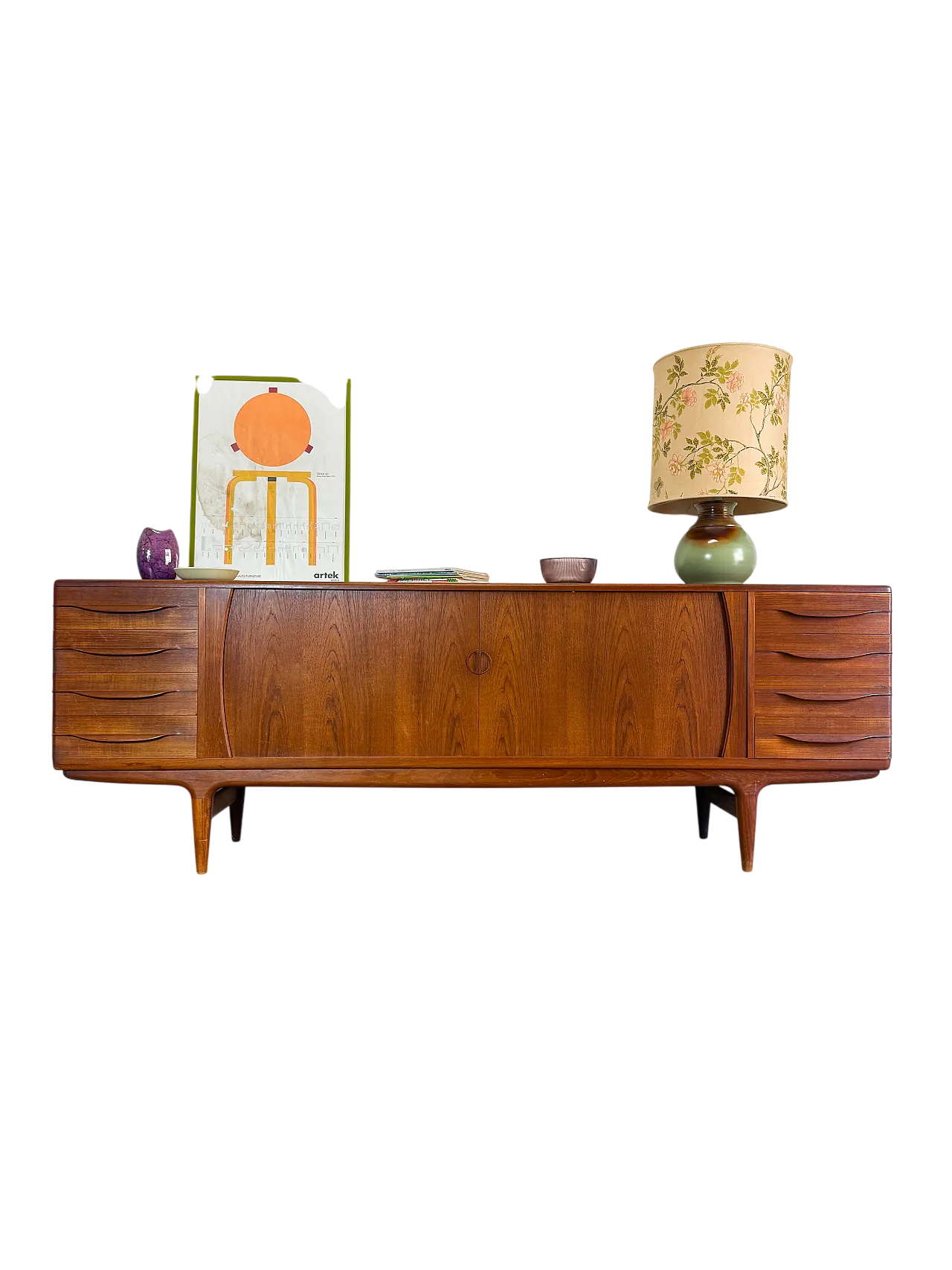 Sideboard by Johannes Andersen danese, anni '50 12