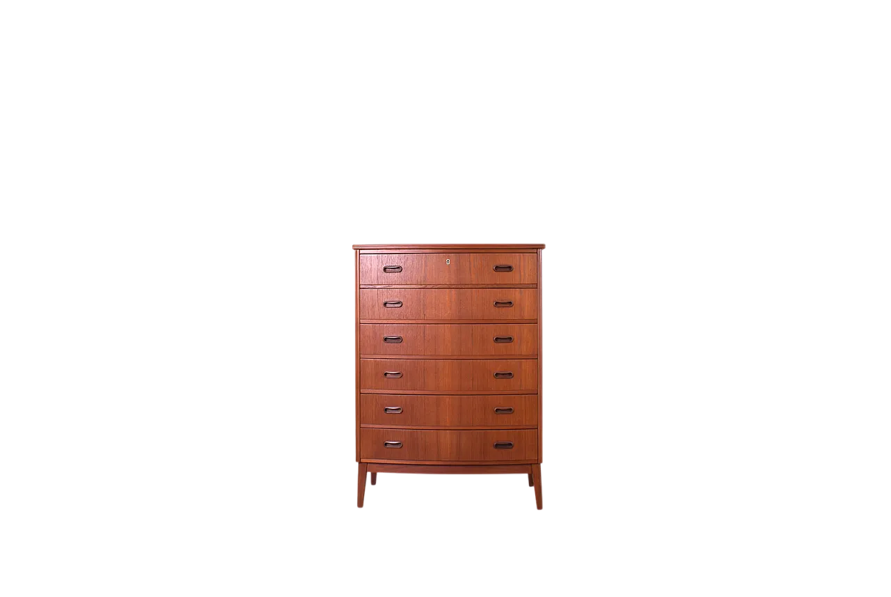 Mid-Century Danish Teak Chest of Drawers, 1960s 17