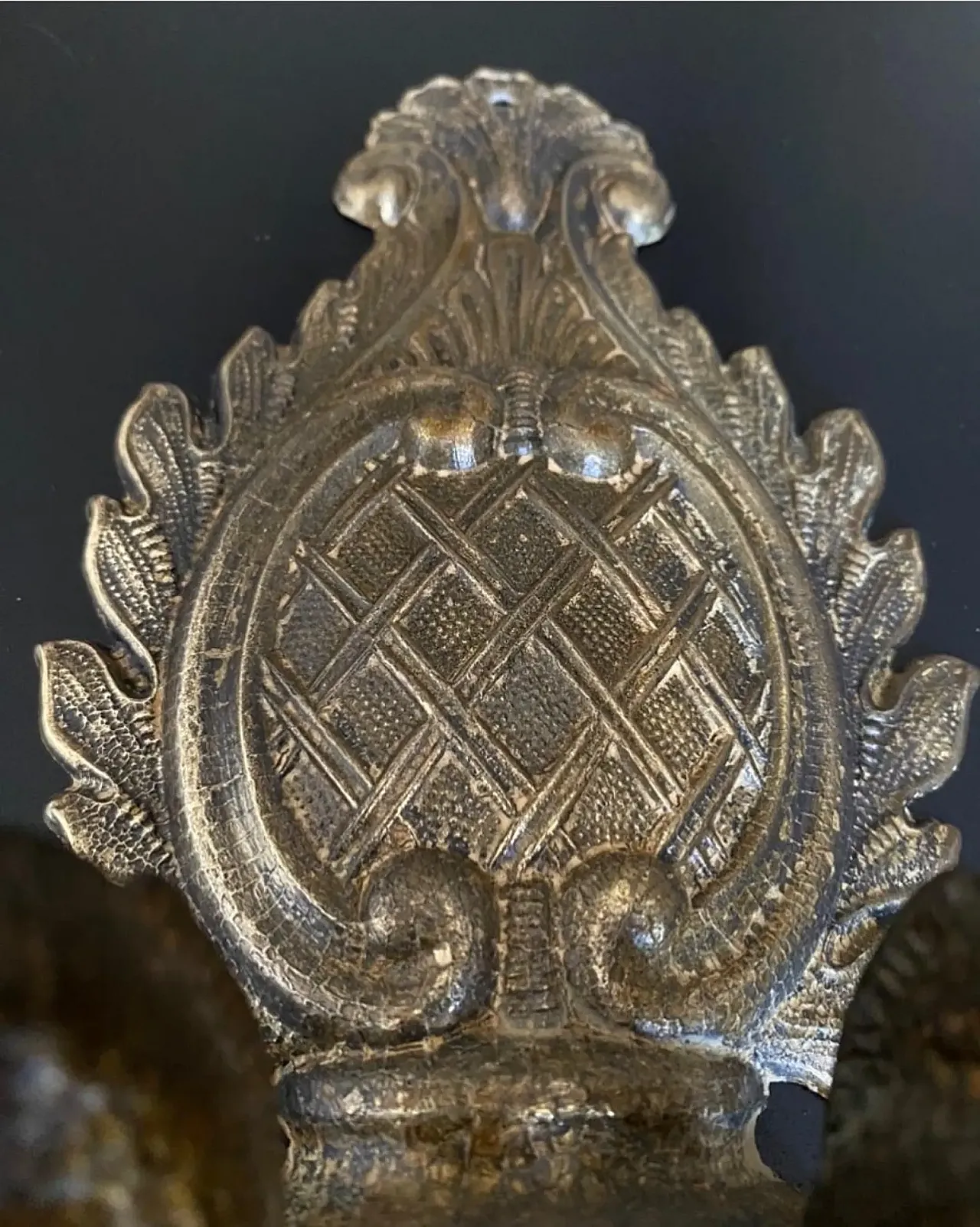 Pair of bronze and brass sconces with Putti, '900 14