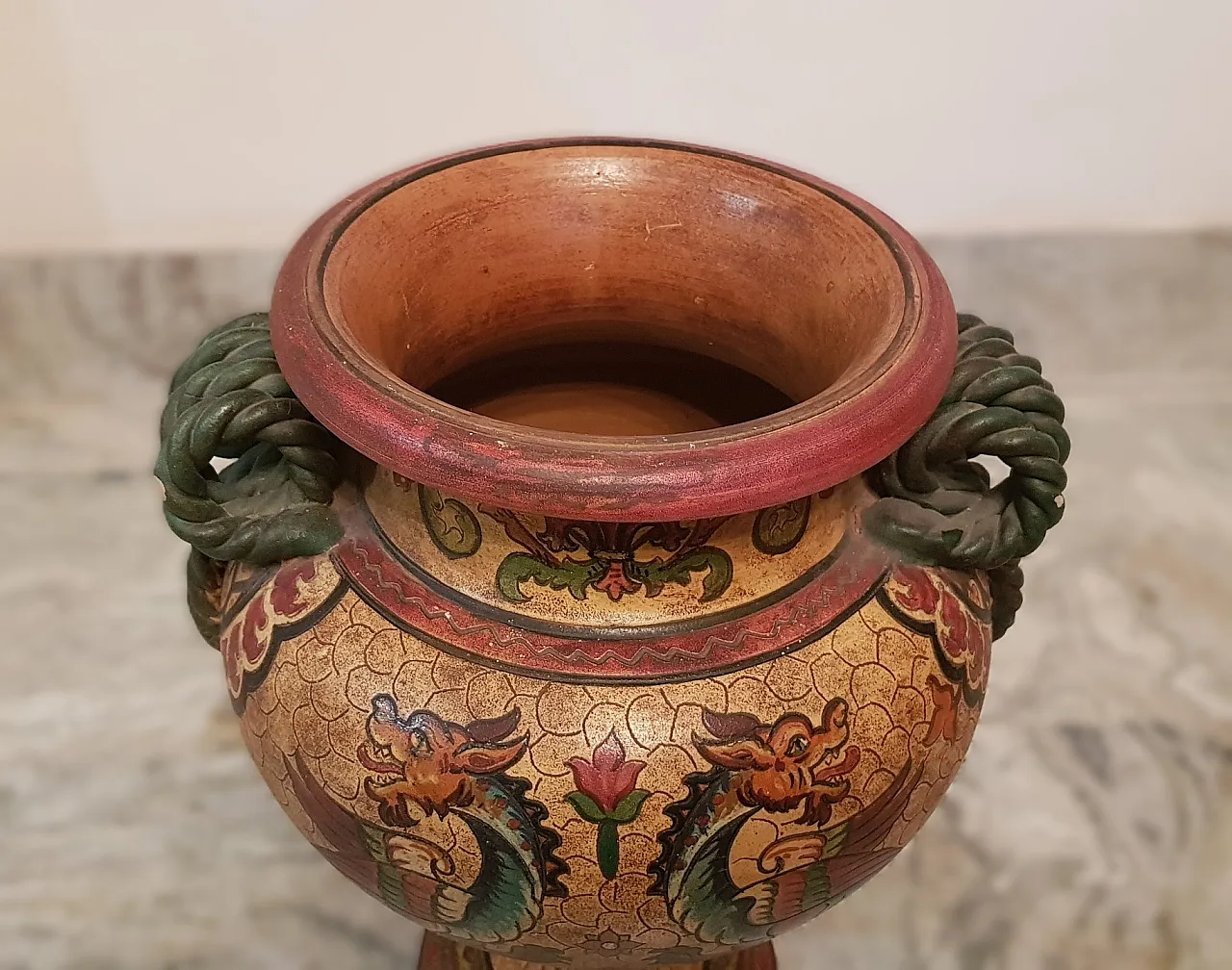 Vase in Anfora Etruria in Terracotta, 60s 4