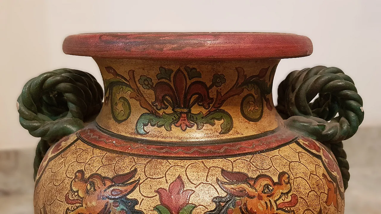 Vase in Anfora Etruria in Terracotta, 60s 6