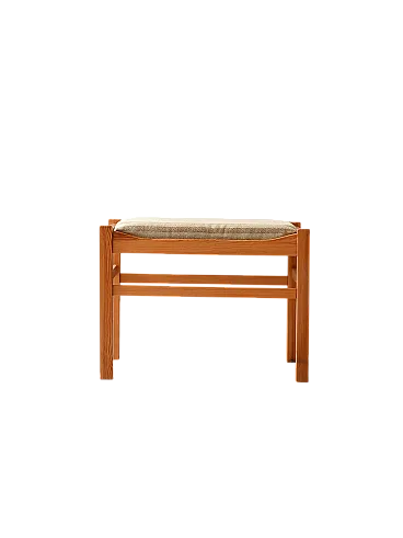 Scandinavian oak footstool, late 20th century
