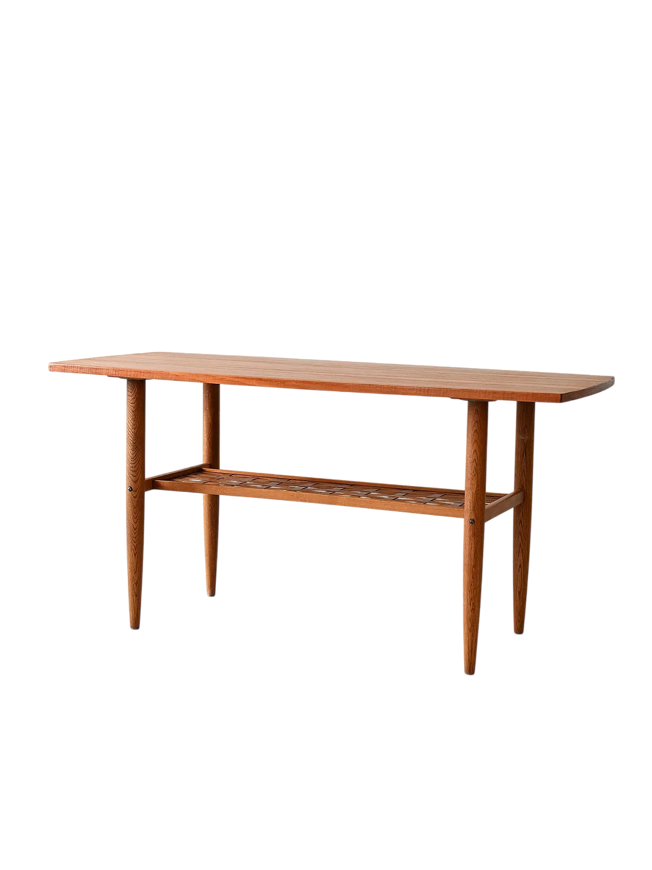 Scandinavian teak coffee table, mid-20th century 9