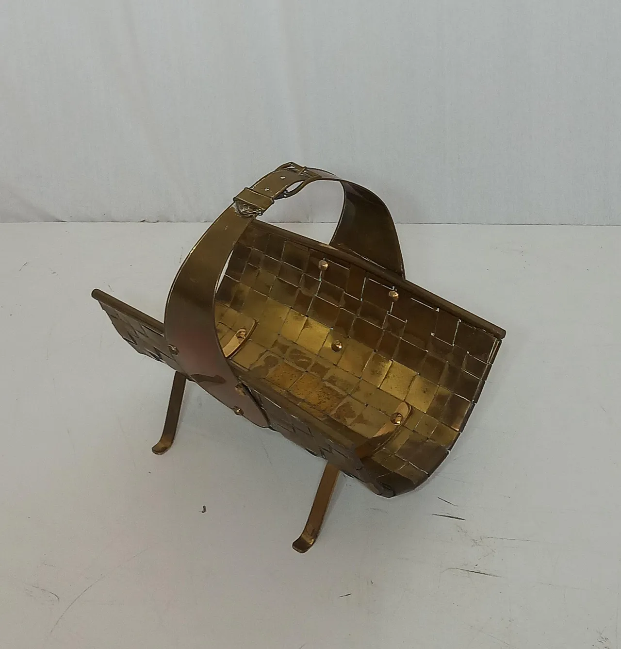 Brass Magazine Rack, 40s 1
