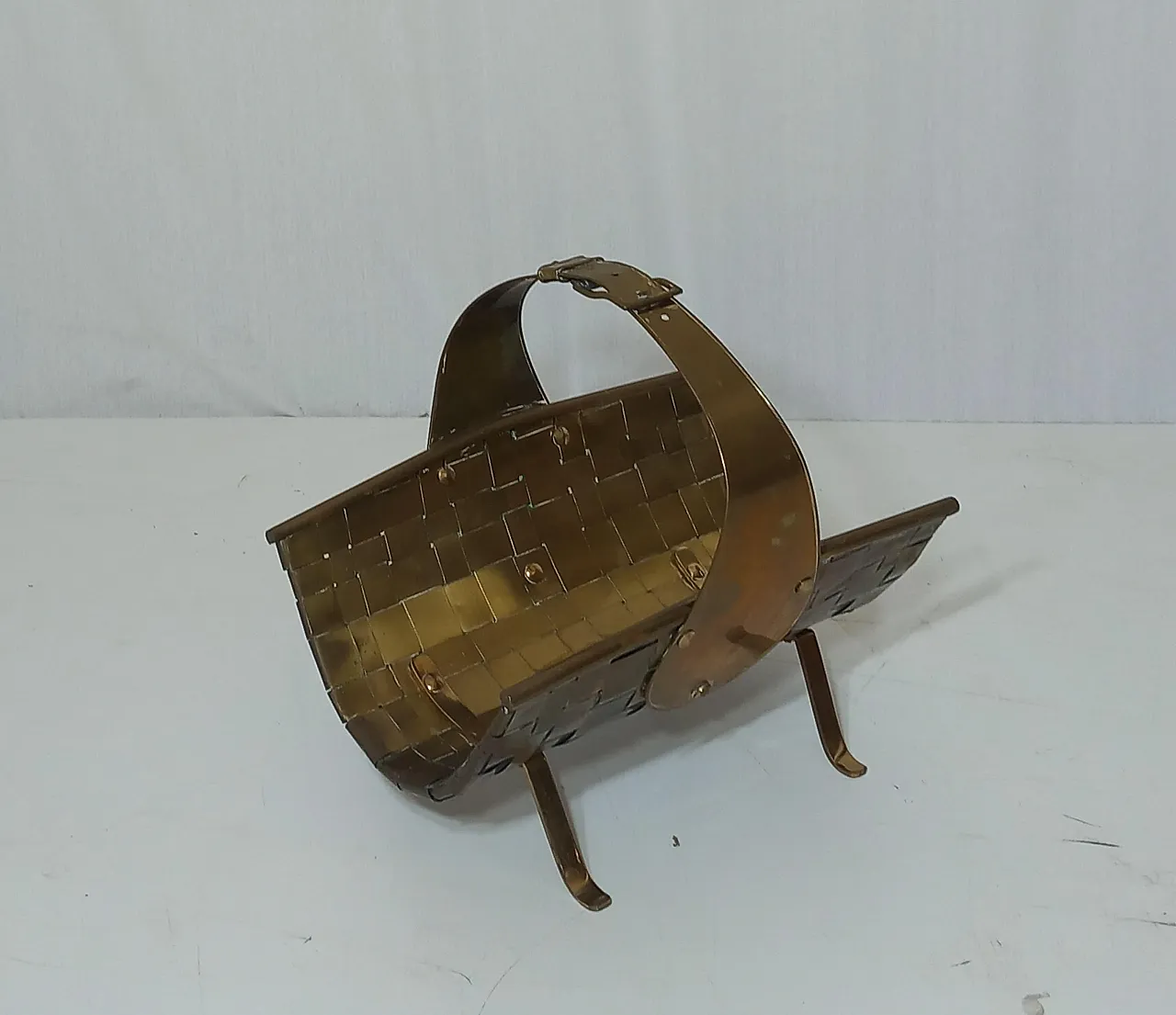 Brass Magazine Rack, 40s 3